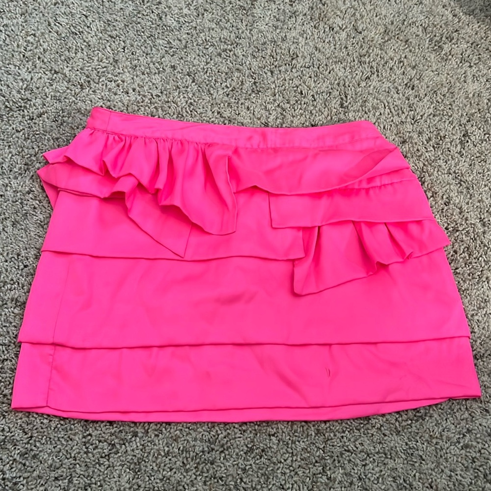 Neon Pink Top Shop Skirt